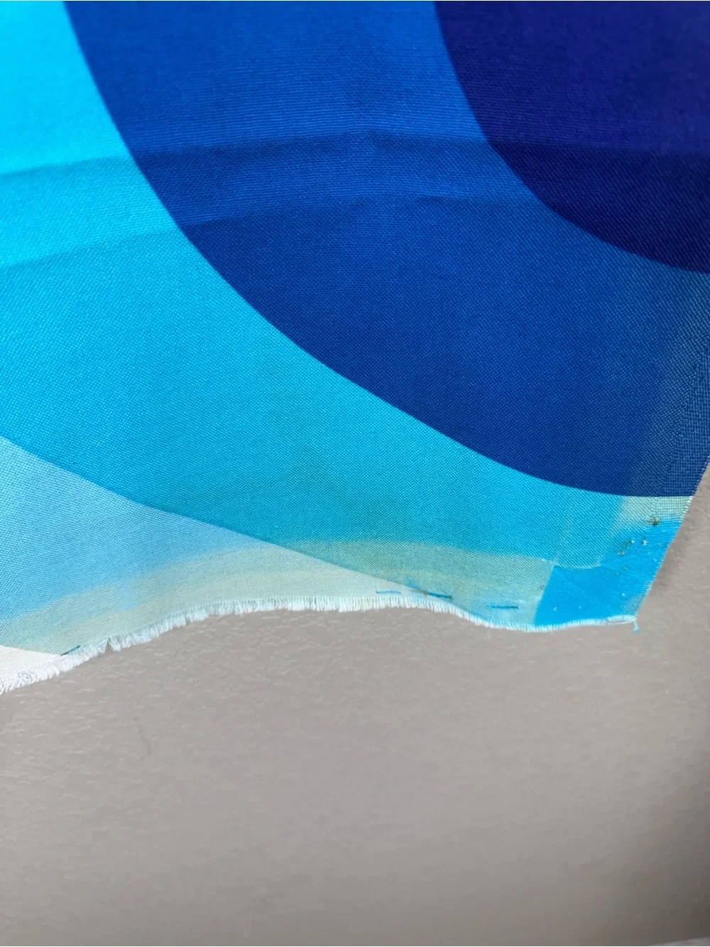 Blue Gradient Arch Wall Tapestry Vintage Set of Two